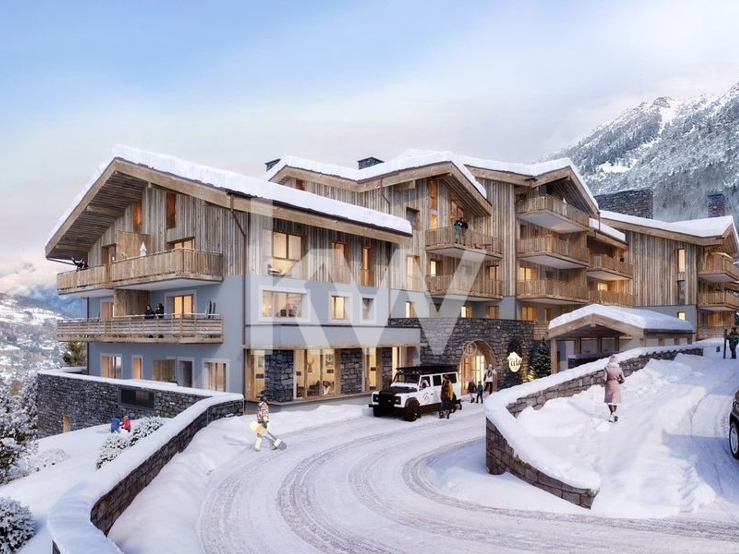 VENTE T3 56 m² BALCON20 m² + PARKING NUE PROPRIETE VALMOREL 274522€ HT