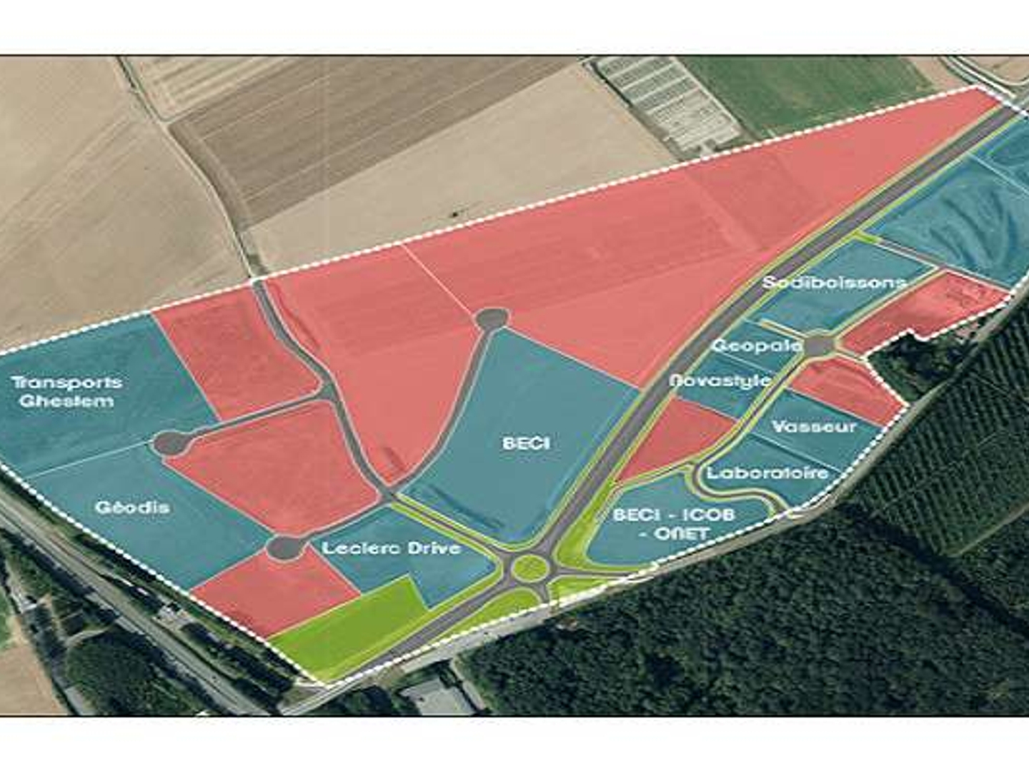 Vente terrain industriel de 8 ha à Leulinghem