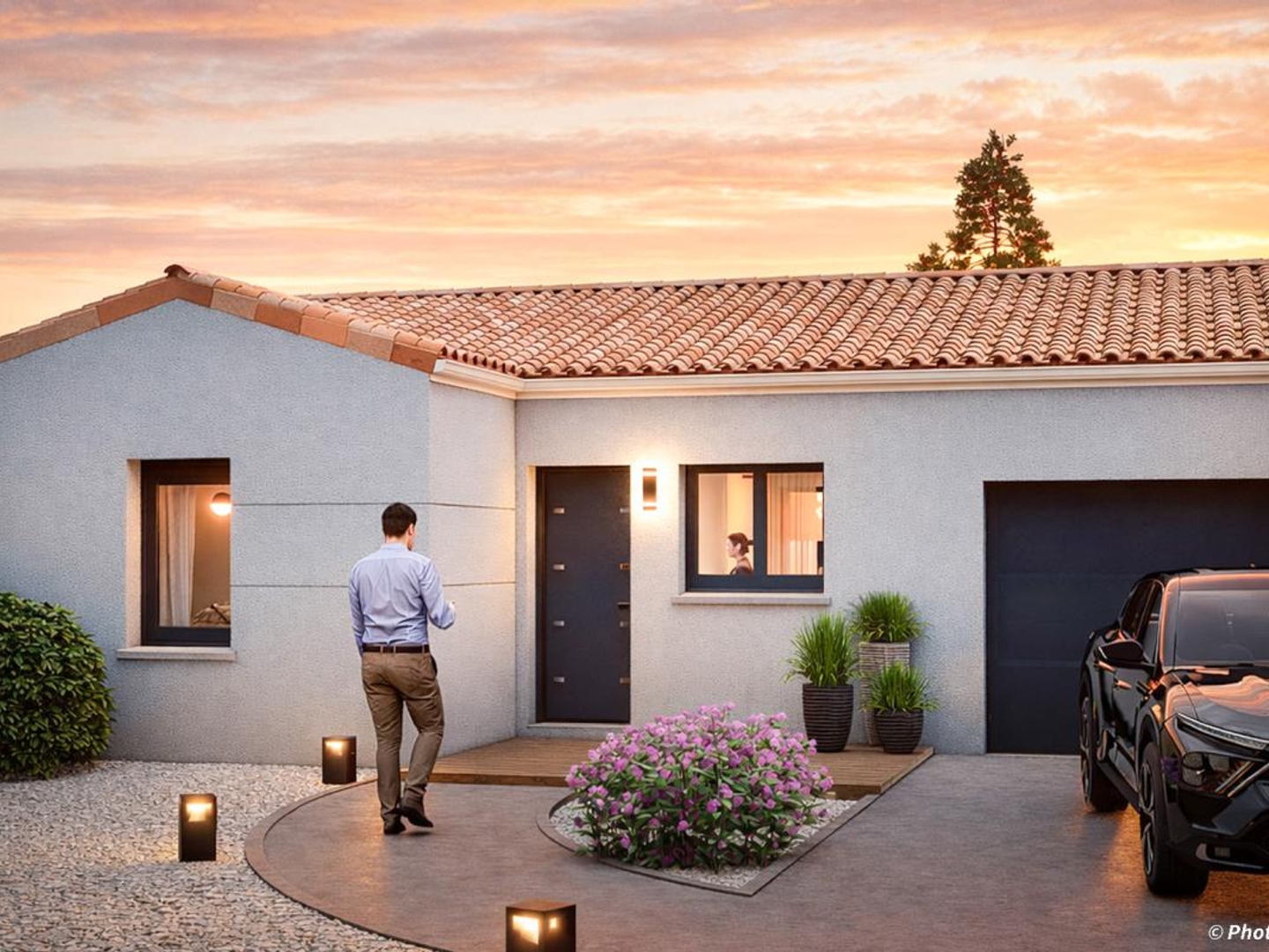 Terrain + maison 58 m²
