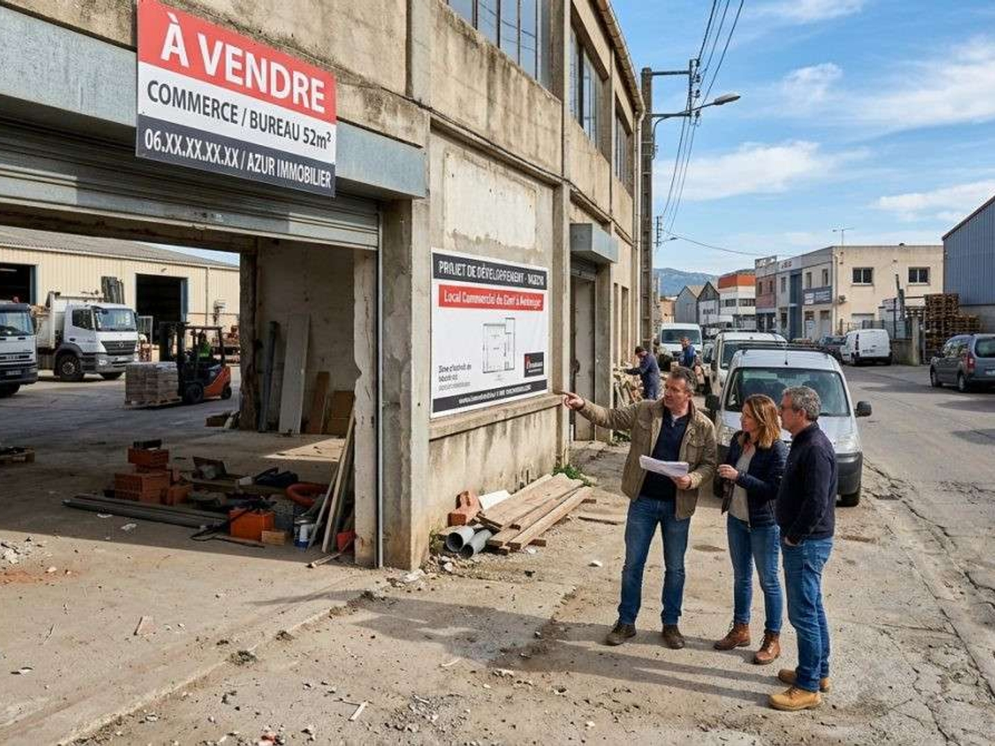 Vente murs commerciaux 52m² à Ajaccio Vazzio