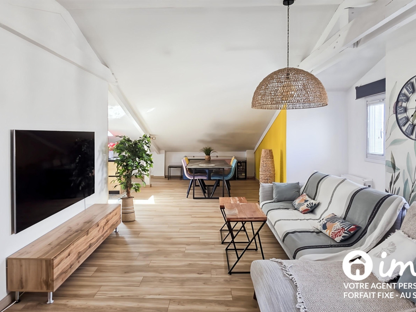 Duplex de 140m² au sol avec jardin