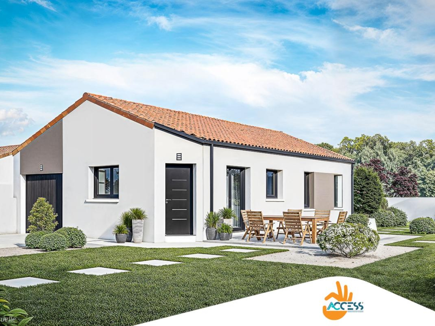 Terrain + maison 80 m²