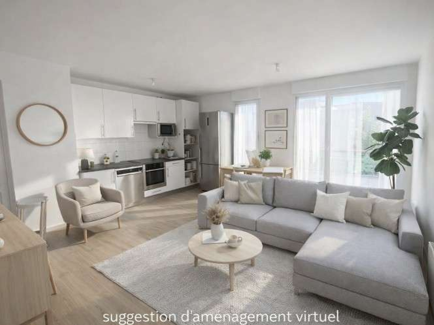 Appartement 3 pièces 60 m²