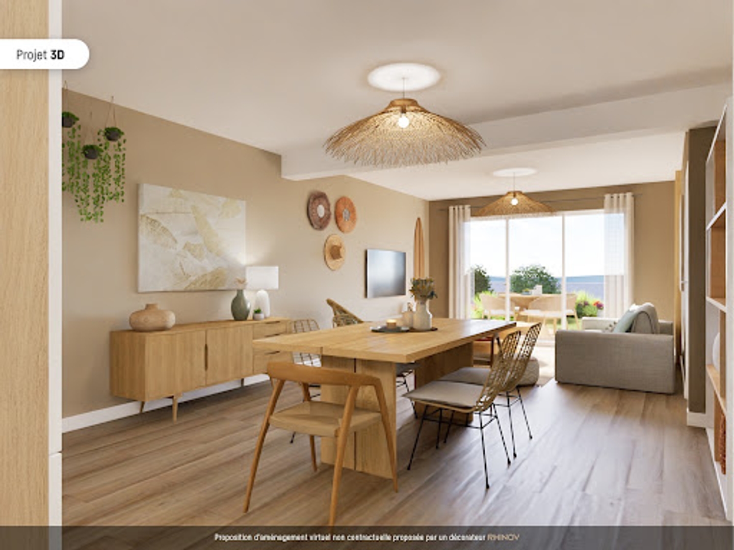 Appartement 2 pièces 59 m²