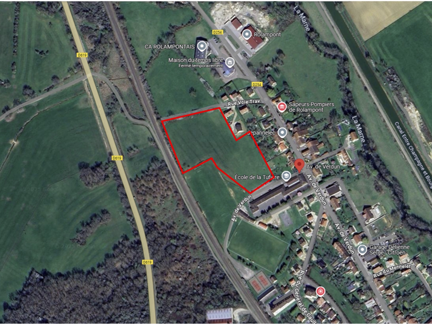 Terrain 21 234 m²