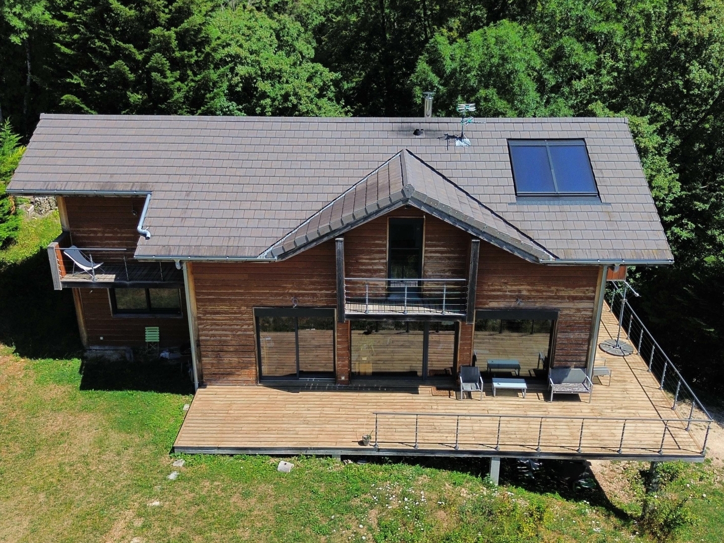 Maison d'architecte à ossature bois Environnement naturel privilégié