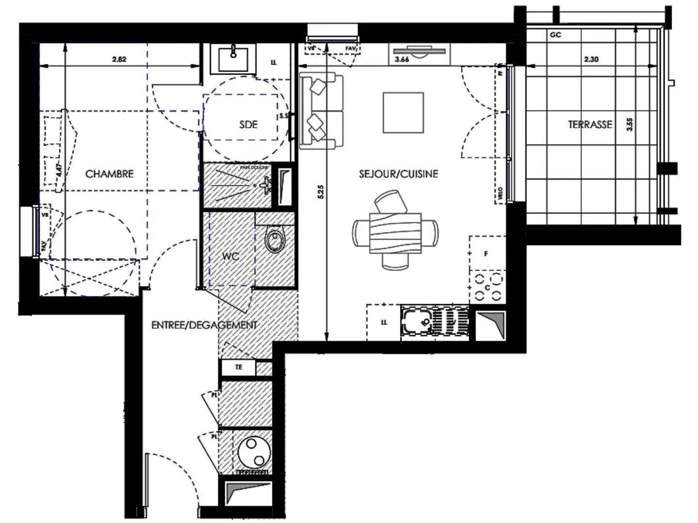 Vente Appartement 2 pièces