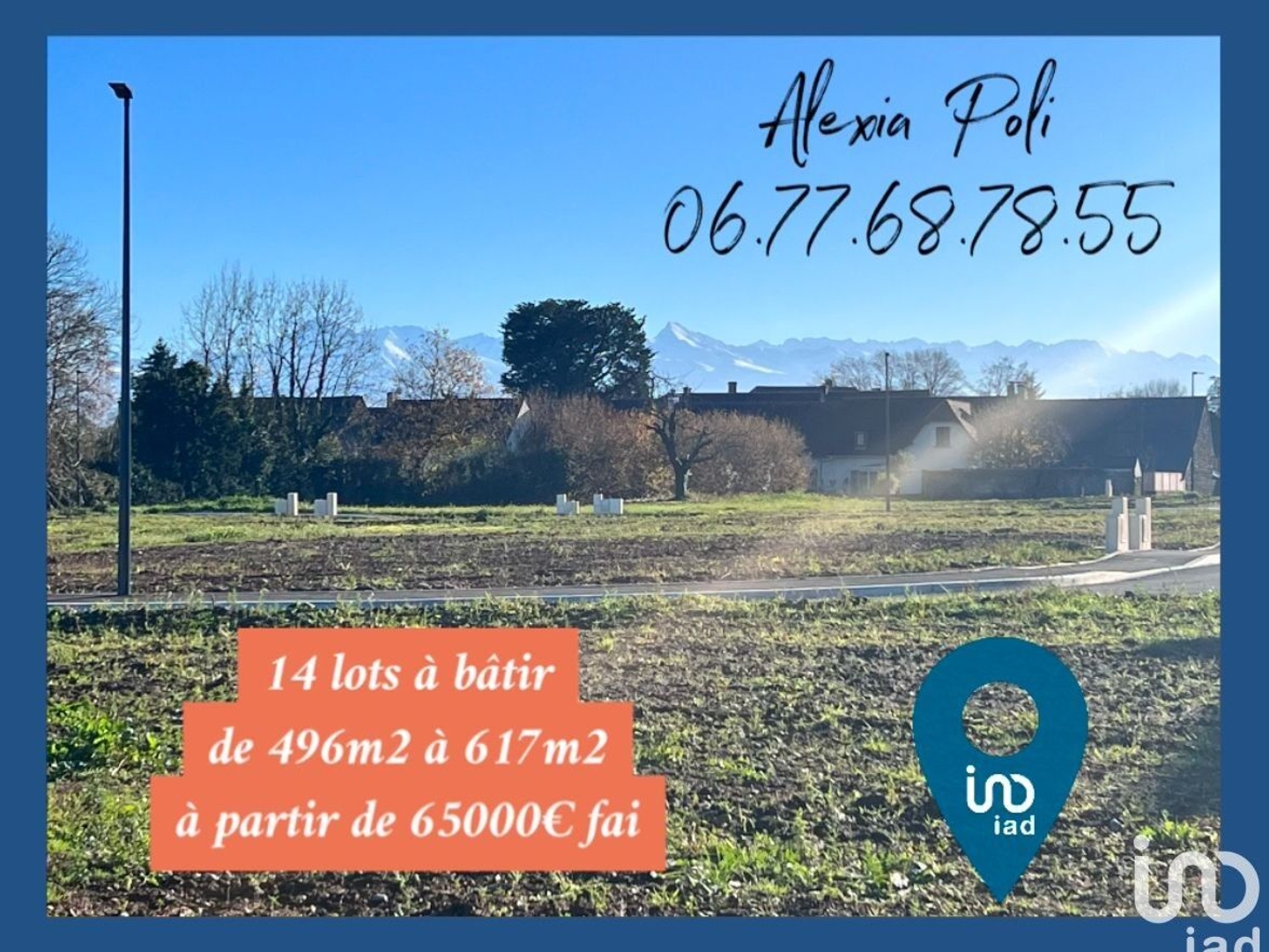 Terrain à vendre - 551m2 - Ibos (65420)
