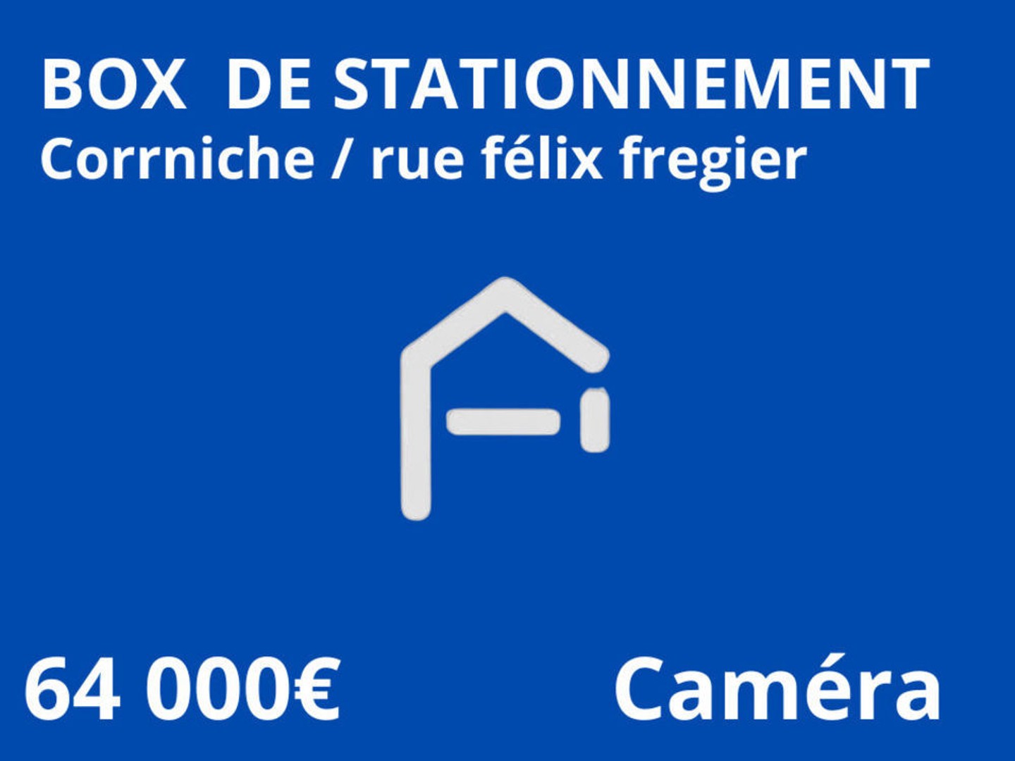 Box de stationnement rue félix fregier / corniche