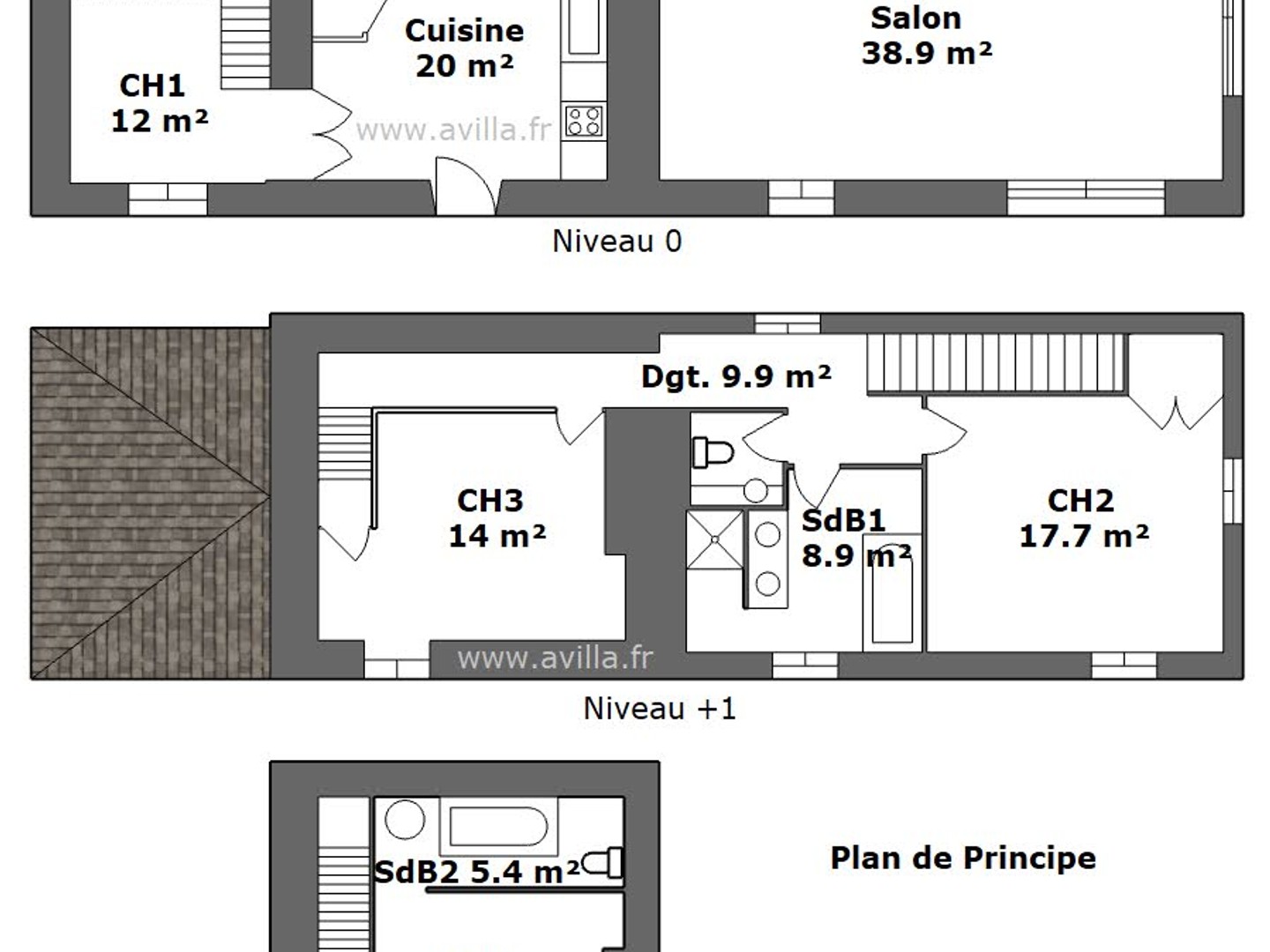 Maison à vendre - 5 pièces - 149m2 - Conques-Sur-Orbiel (11600)
