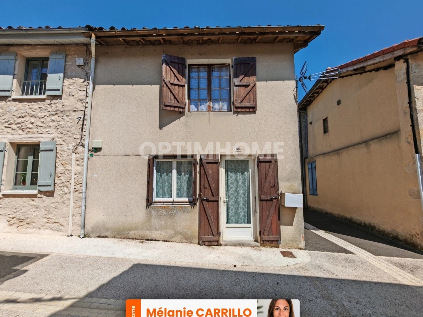 Maison de village avec beau potentiel - 66m² - 54 000€