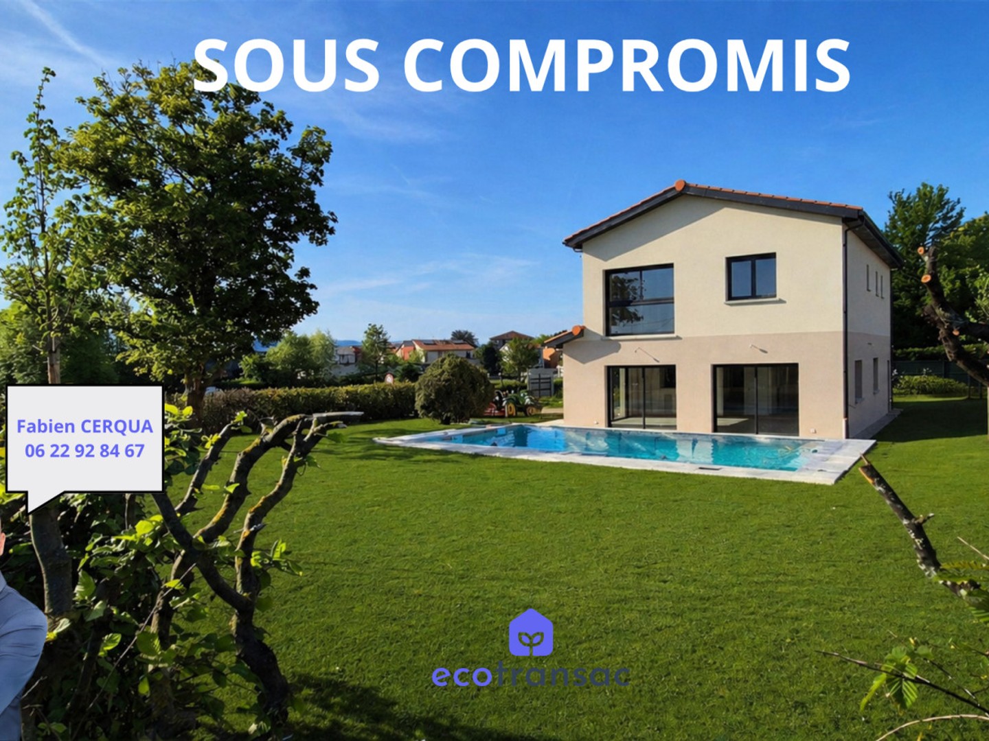 VILLA NEUVE 150 M² SUR UN TERRAIN DE 1005 M²