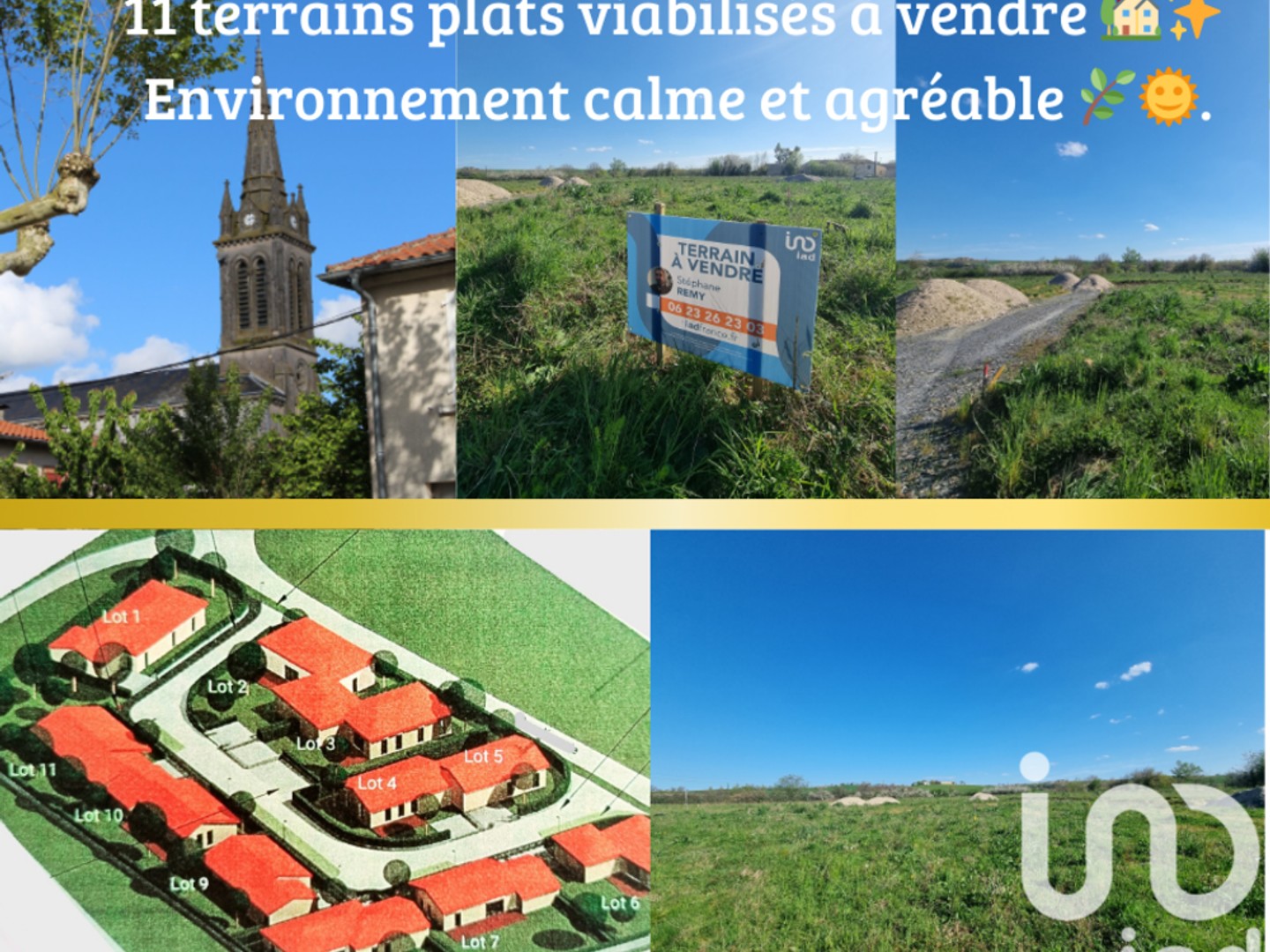 Vente Terrain à bâtir 280 m²