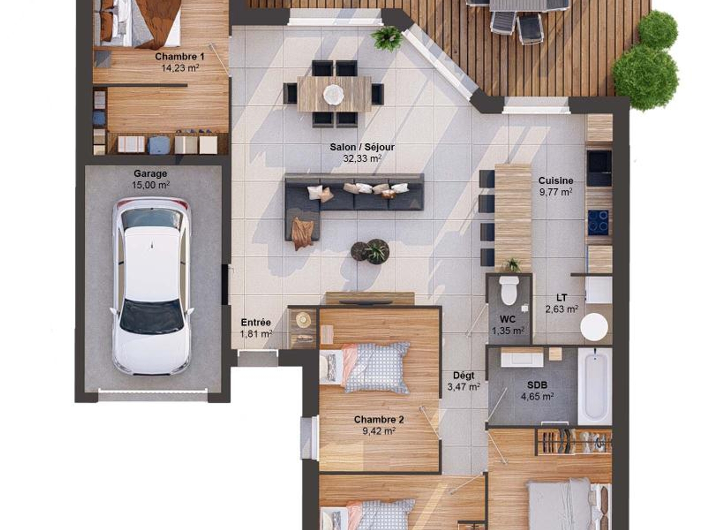 Maison à vendre - 99m2 - Doué-En-Anjou (49700)