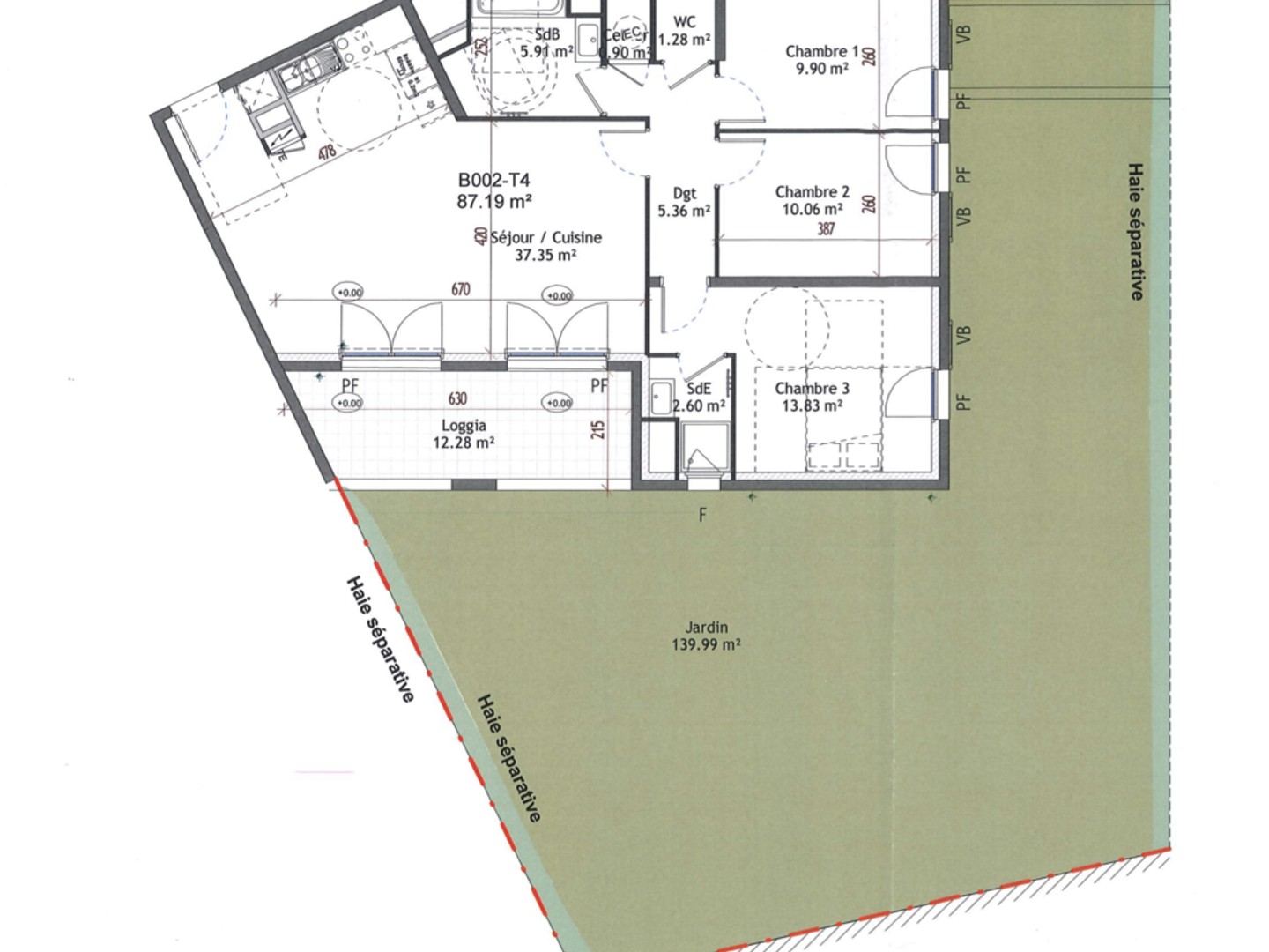 Appartement à vendre - 4 pièces - 87m2 - Meyrargues (13650)