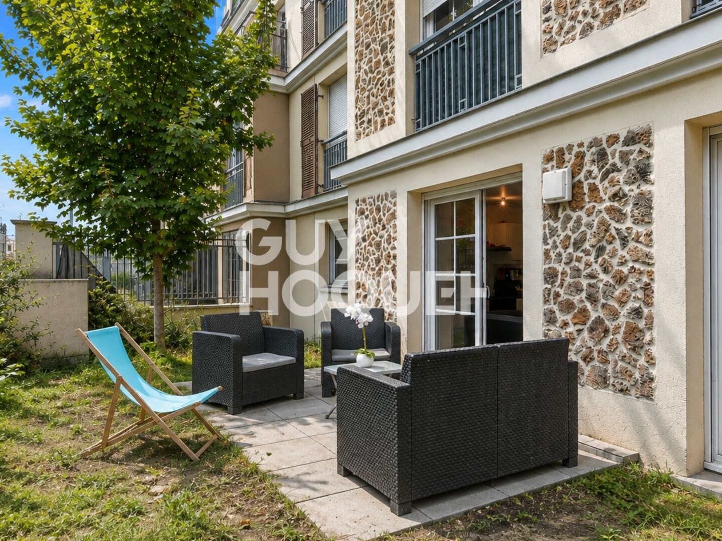 3 pièces avec jardin de 60 m² - Résidence récente - Proche RER E