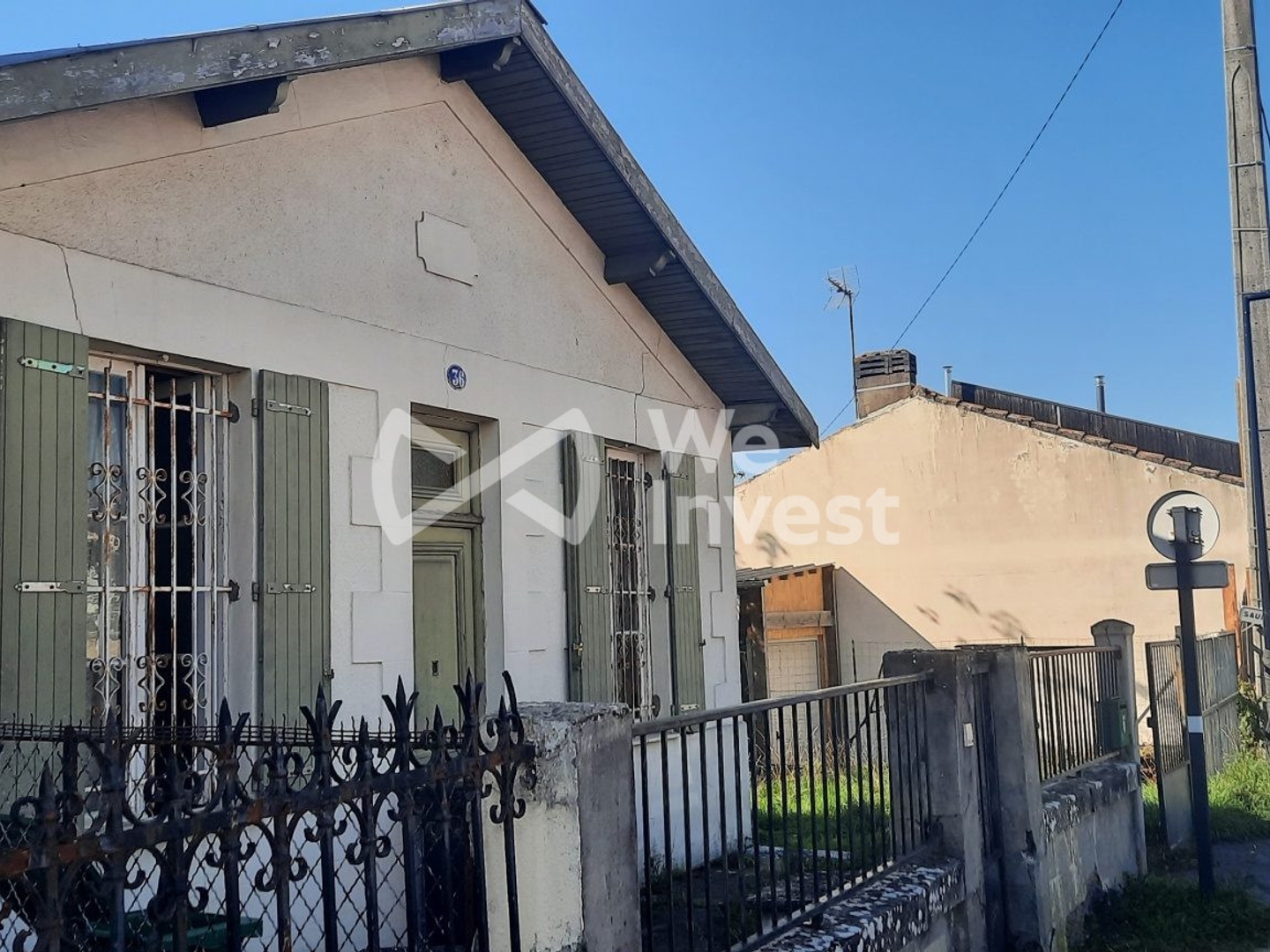BORDEAUX BACALAN  Maison T4 à rénover sur 360m² avec Jardi