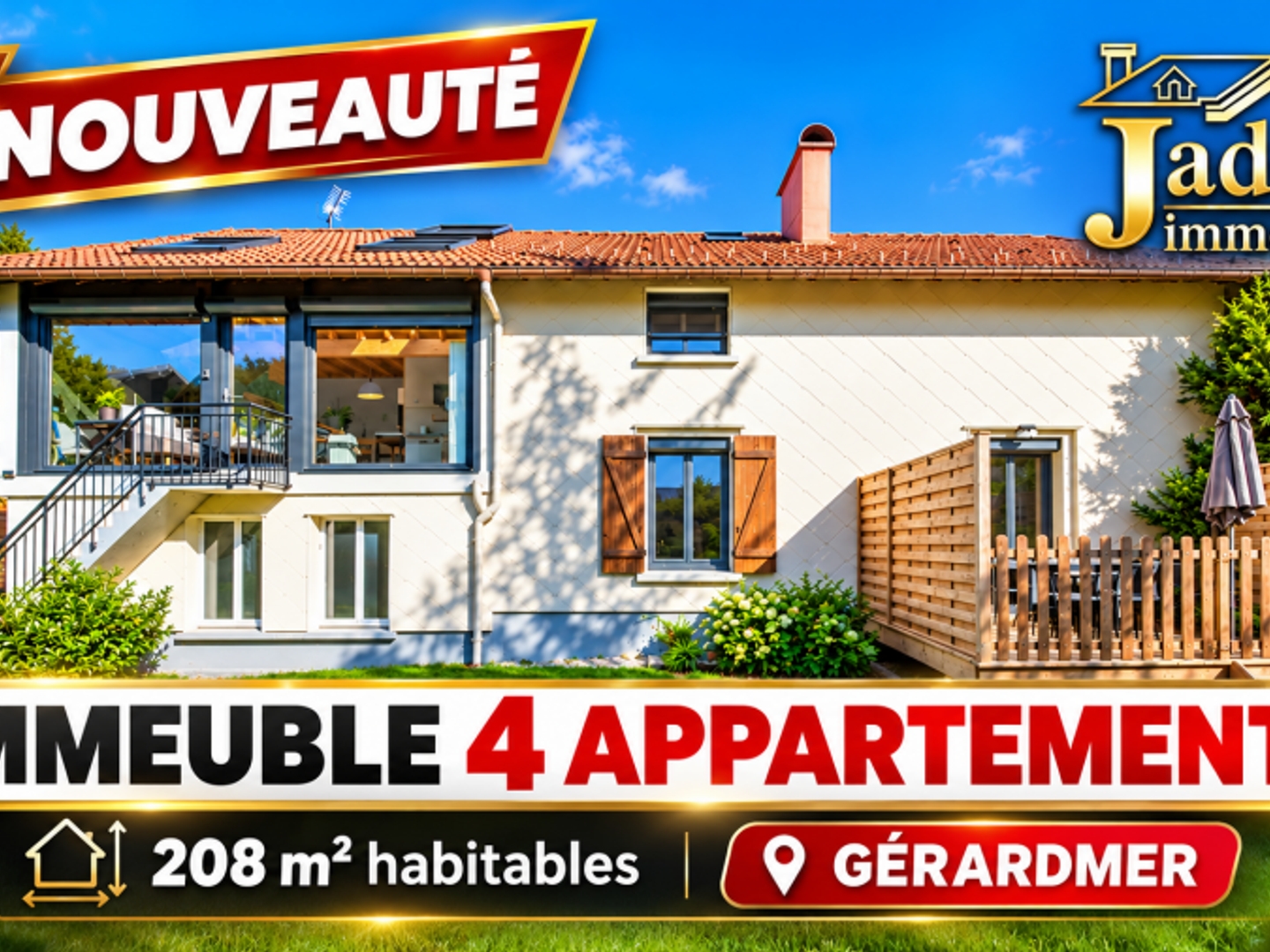 Immeuble de rapport 208 m²