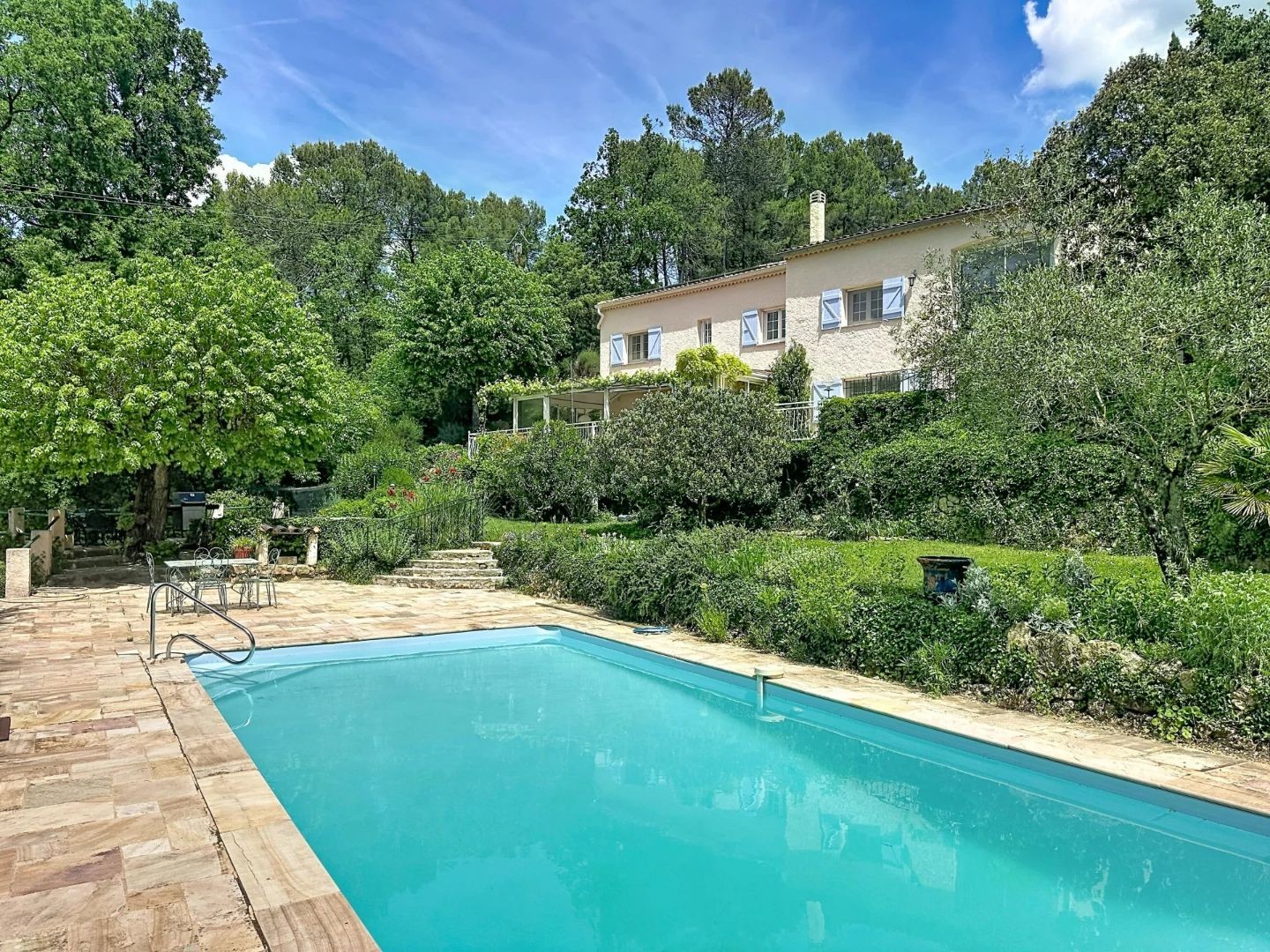 Maison provençale, piscine, maison d’amis dans paradis bucolique