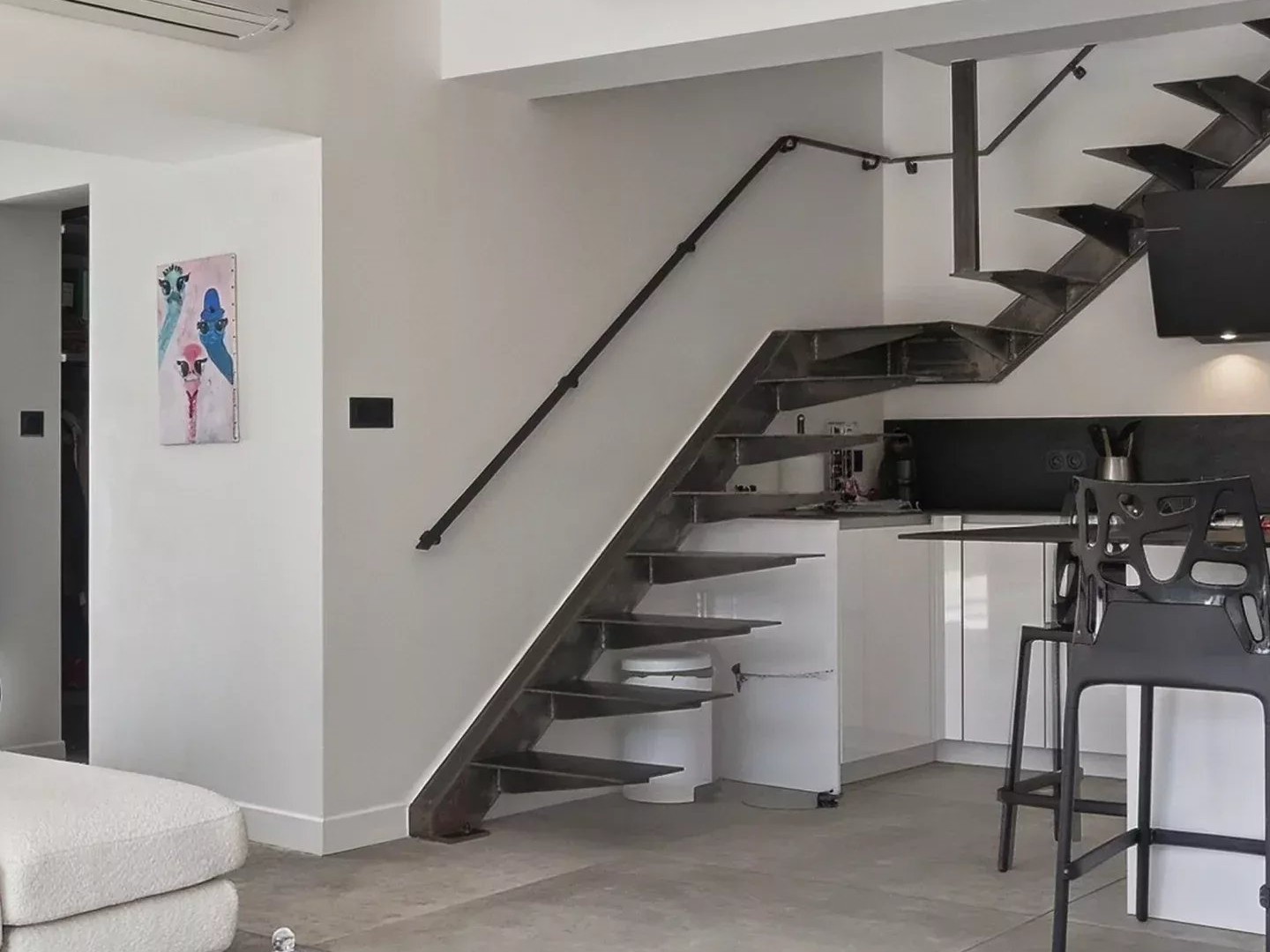 Loft au centre ville avec extérieur et garage