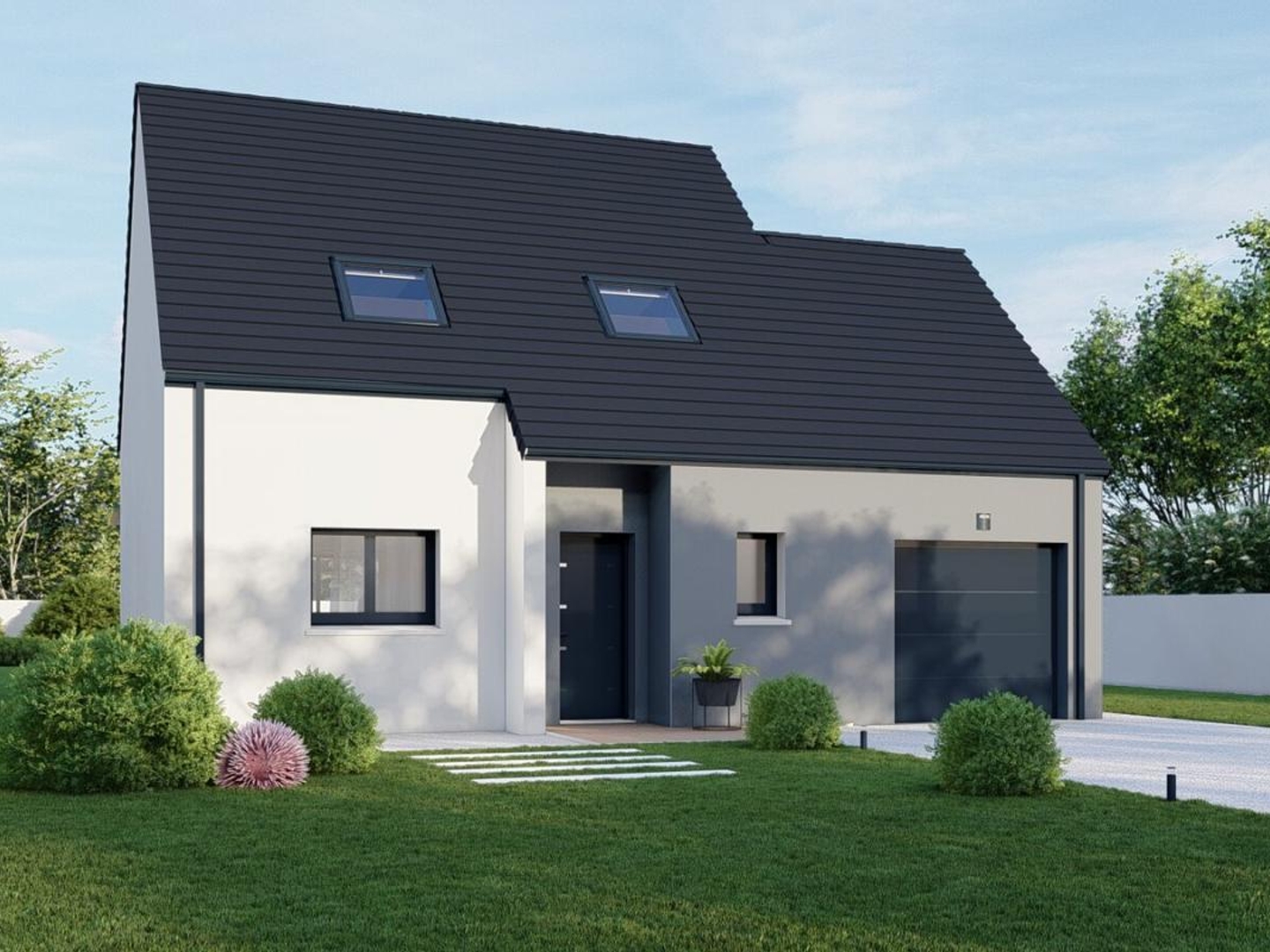 Terrain + maison 82 m²