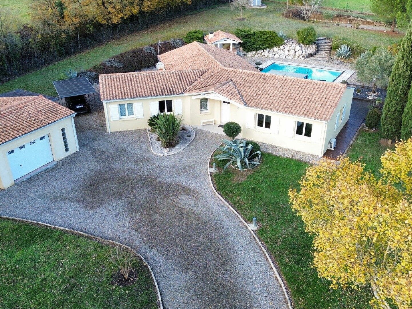 Villa de 158 m² avec piscine à 10 mn de Marmande