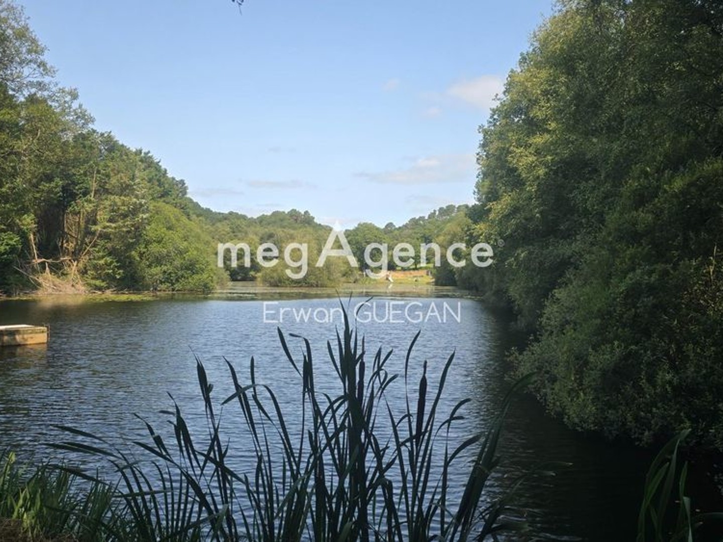 La tranquillité absolue avec un étang d' un hectare et maison de plain-pied