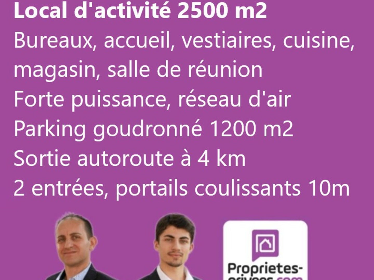 2 KM DU CIRCUIT DE MAGNY COURS - LOCAL D'ACTIVITE 2.500 M²