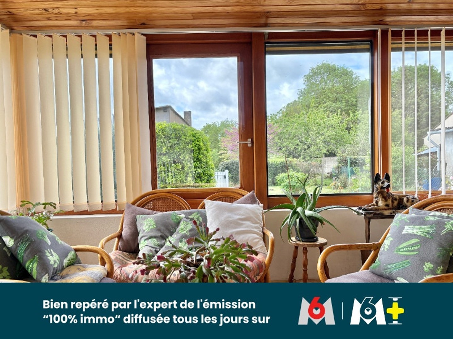 Maison de plain-pied à Ragon - avec garage - non mitoyenne - dépendance - grand jardin et véranda.