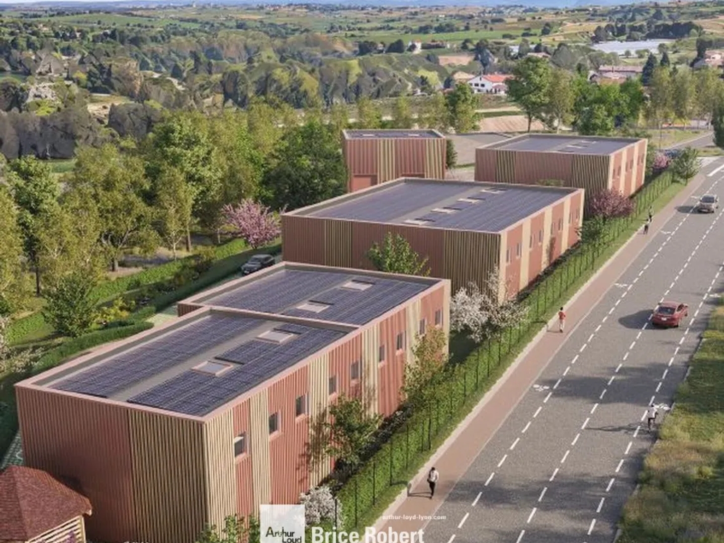 Locaux d activité à vendre à Thurins dans un parc neuf avec stationnement