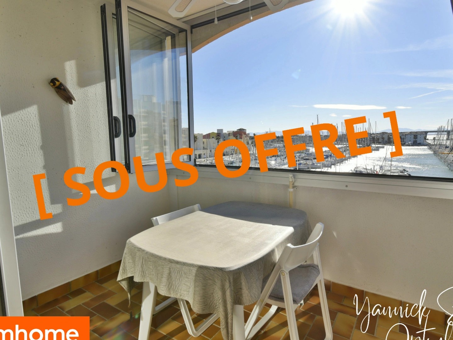 APPARTEMENT T2 CABINE - MAGNIFIQUE VUE SUR LE PORT DE PLAISANCE