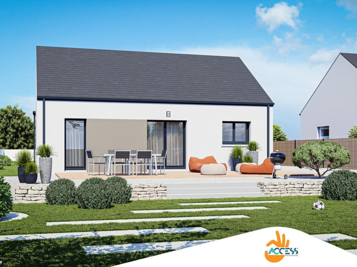 Maison à vendre - 60m2 - Pleugueneuc (35720)