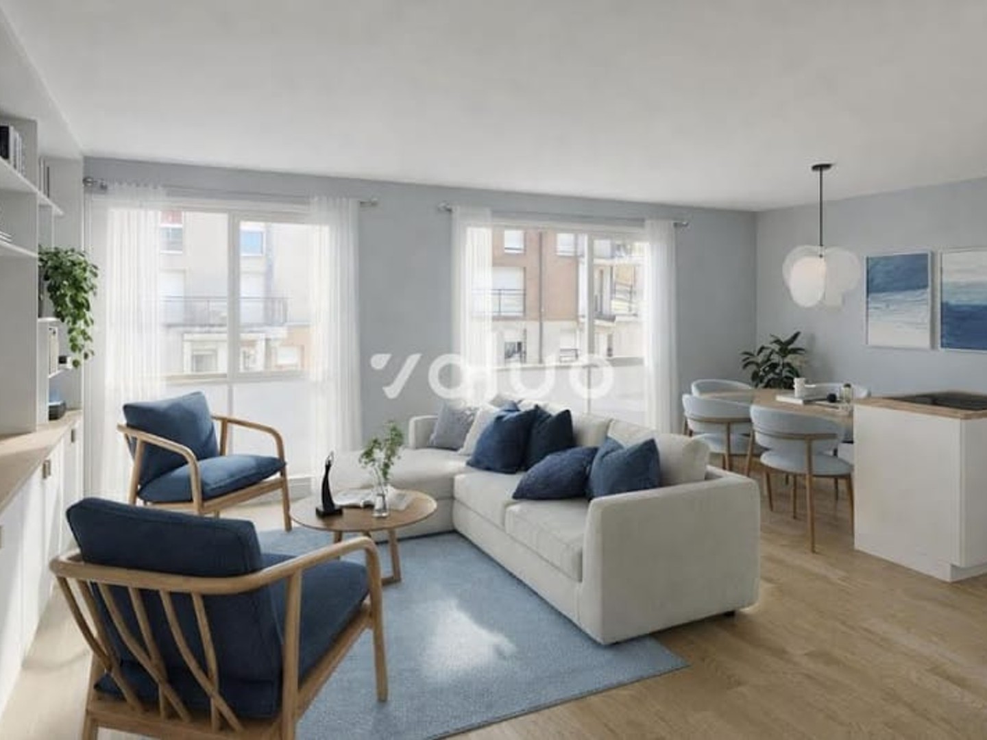 Appartement 3 pièces 64 m²