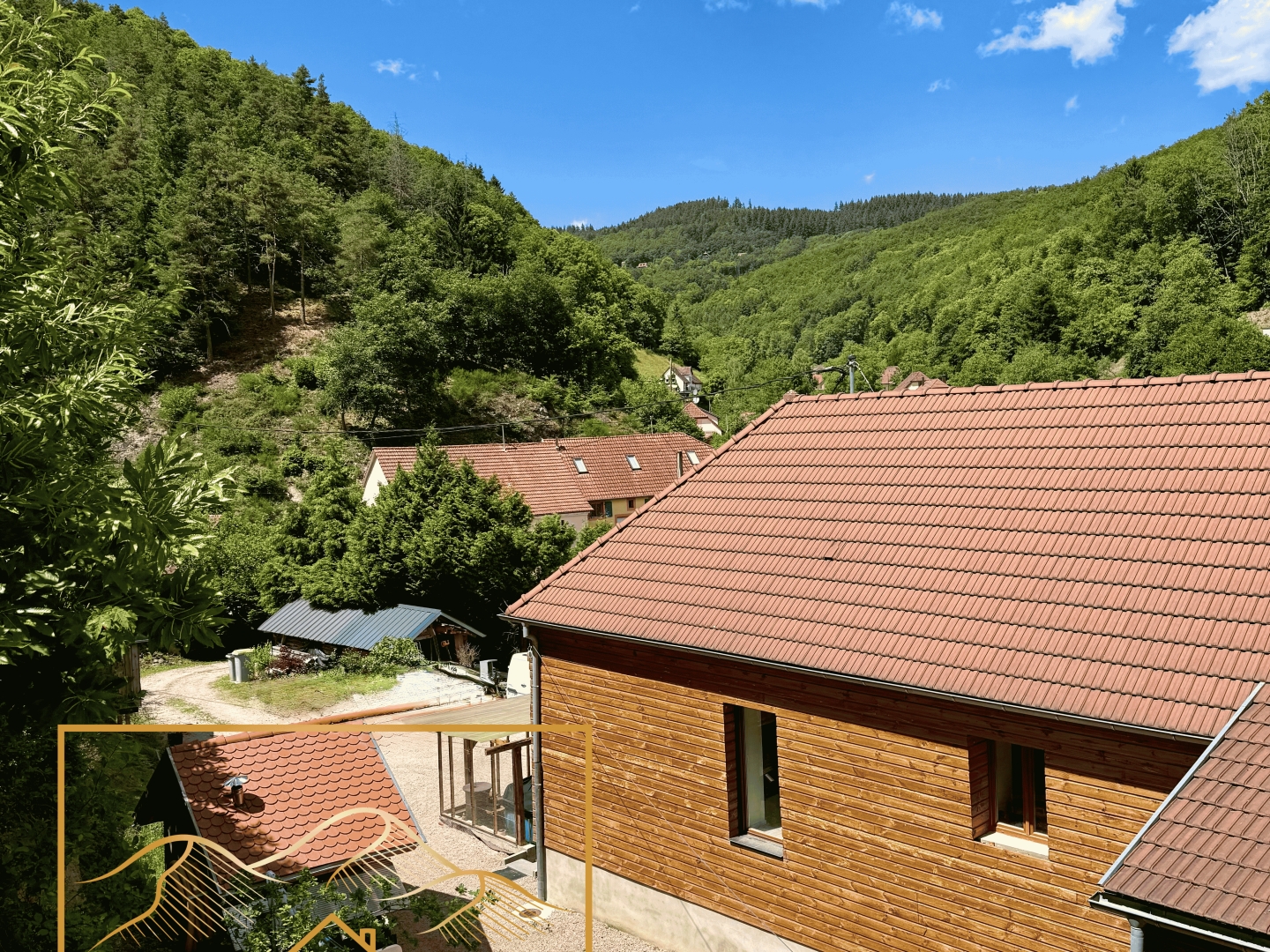 Ancienne ferme vosgienne rénovée avec gîte en lisière de forêt
