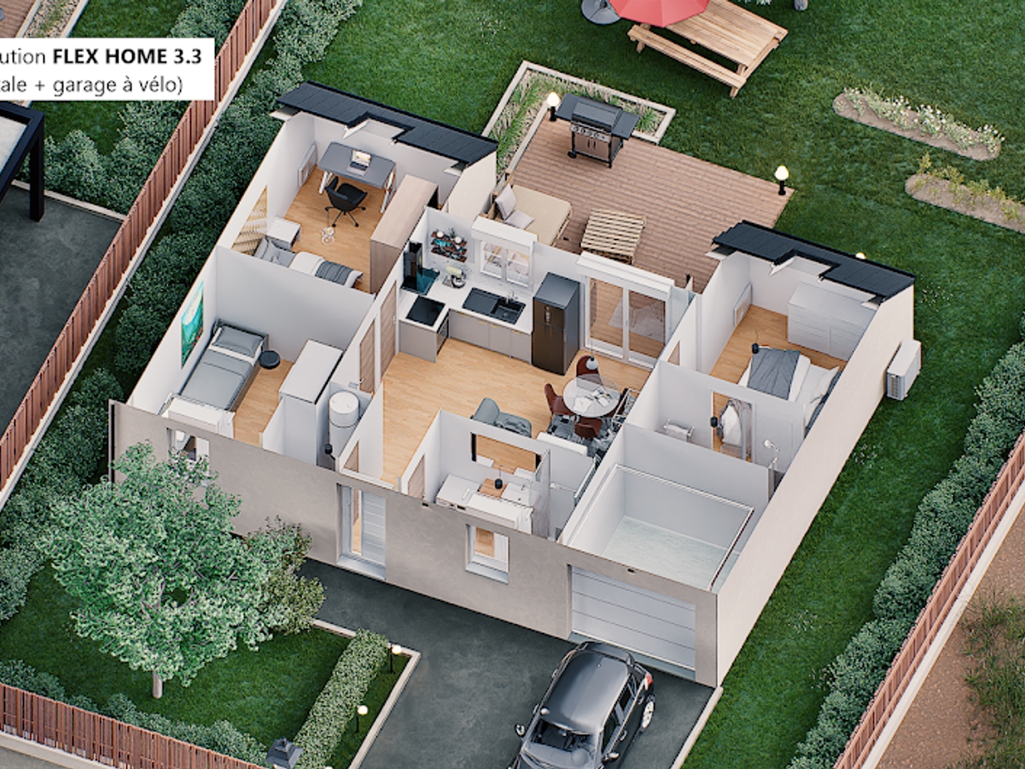 Maison neuve 3 pièces 49 m²