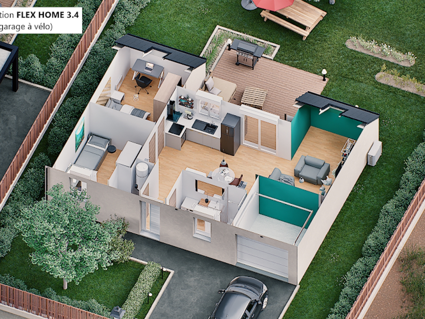 Maison à vendre - 3 pièces - 49m2 - Bréval (78980)
