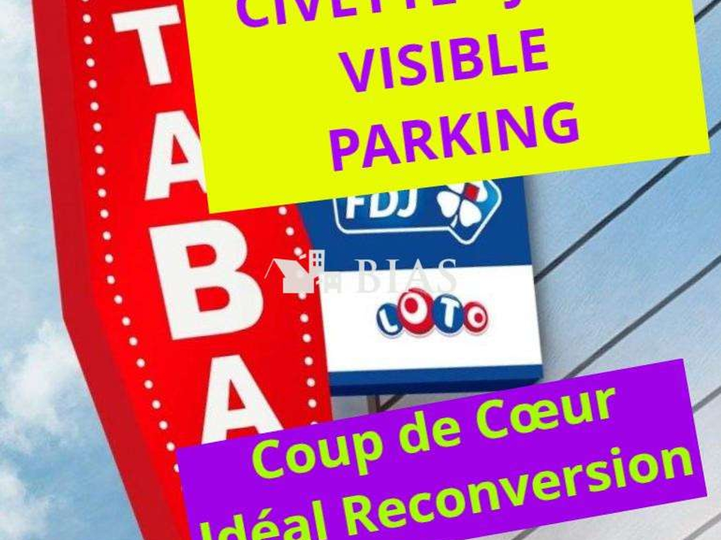 Vente civette tabac jeux presse tabletterie 76