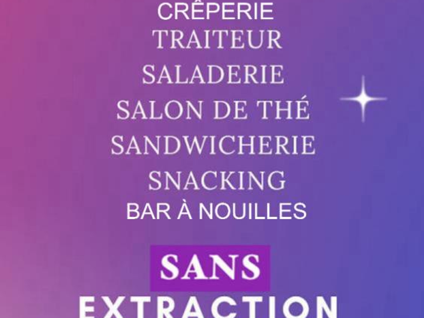 75011 PARIS : RESTAURATION RAPIDE 47 M² - PETIT LOYER - RUE DYNAMIQUE ET PASSANTE
