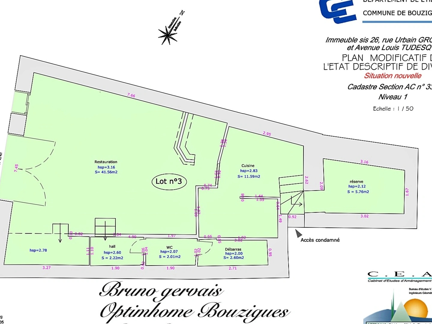 Commerce 5 pièces 70 m²
