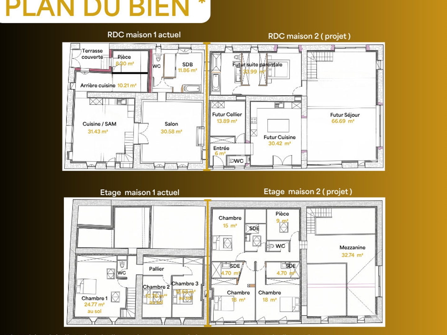 Ensemble immobilier 2 maisons charentaise + parc arboré + GARANTIE PROTEC+ 12 MOIS INCLUS !
