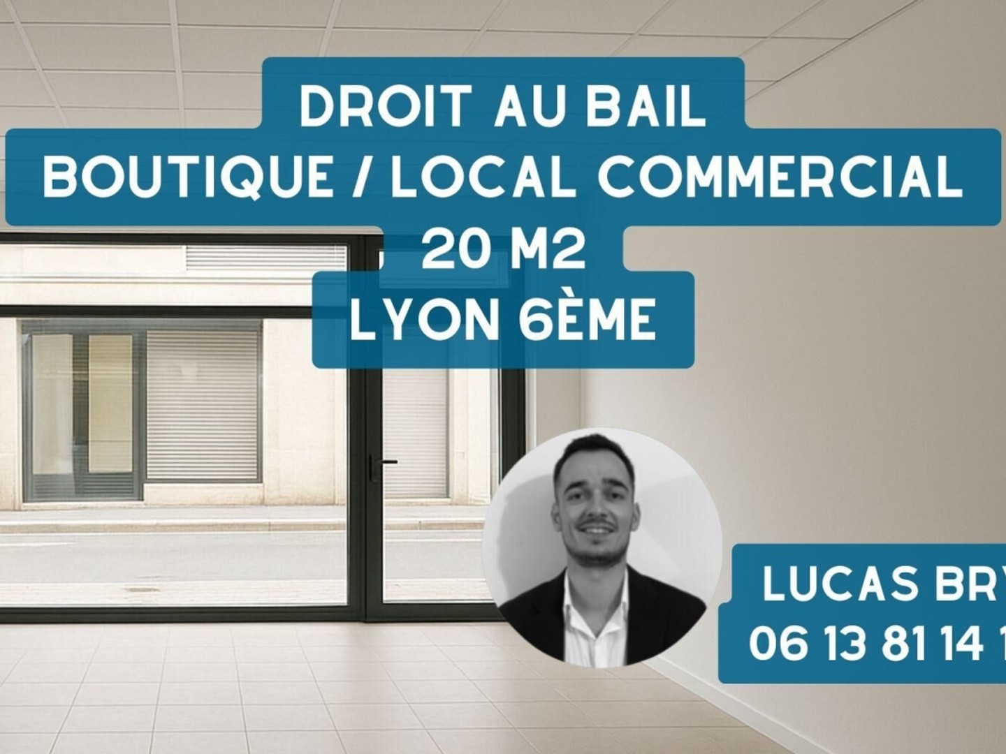 Vente Droit au bail 20 m²