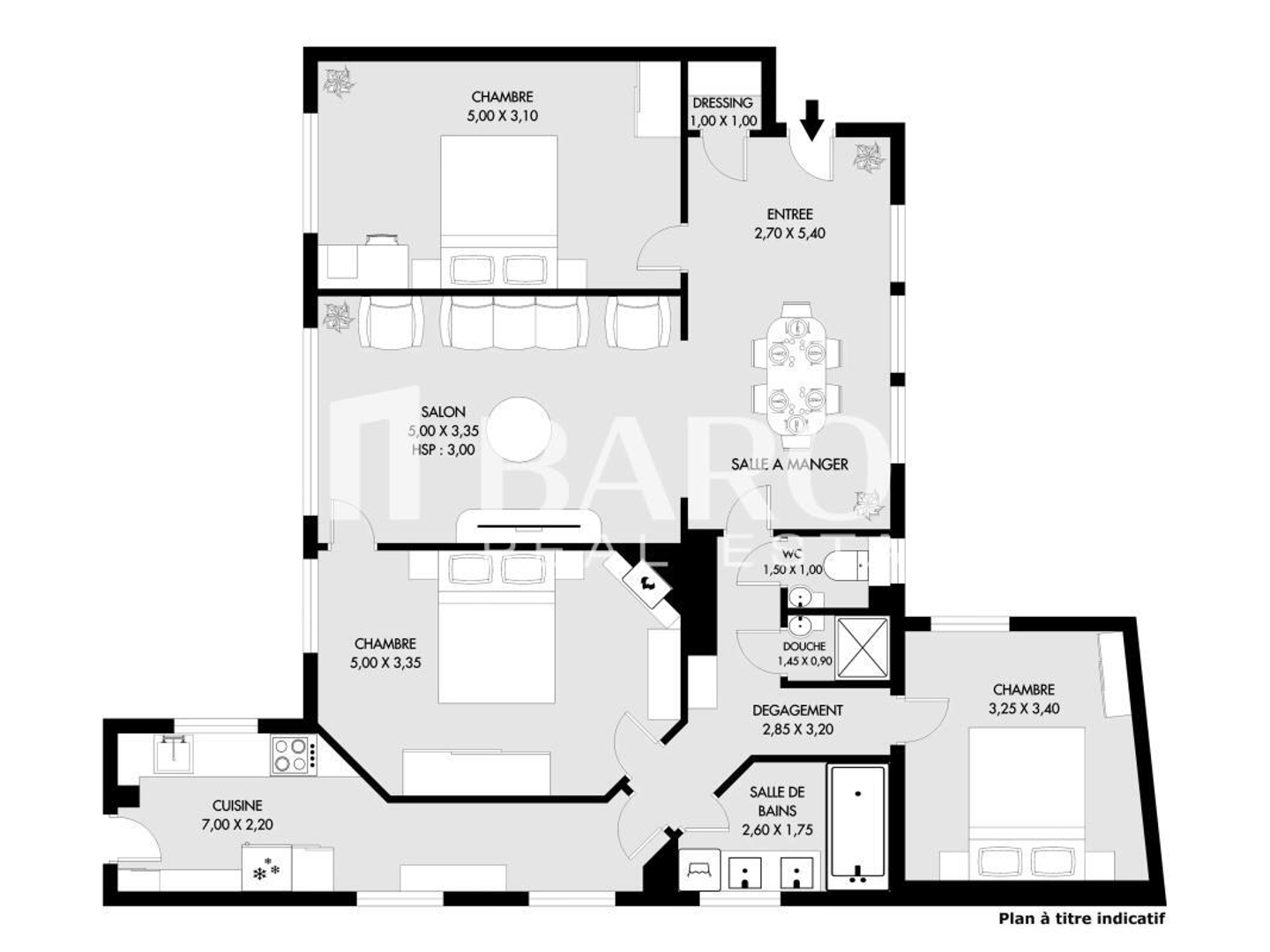 Vends t4 - 100 m² - Paris 17ème