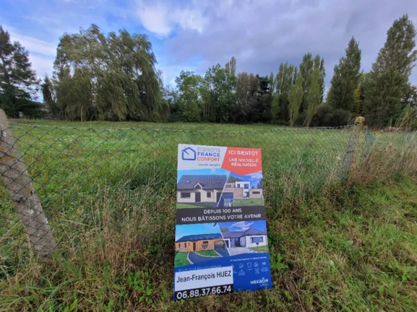 Terrain 450 m²