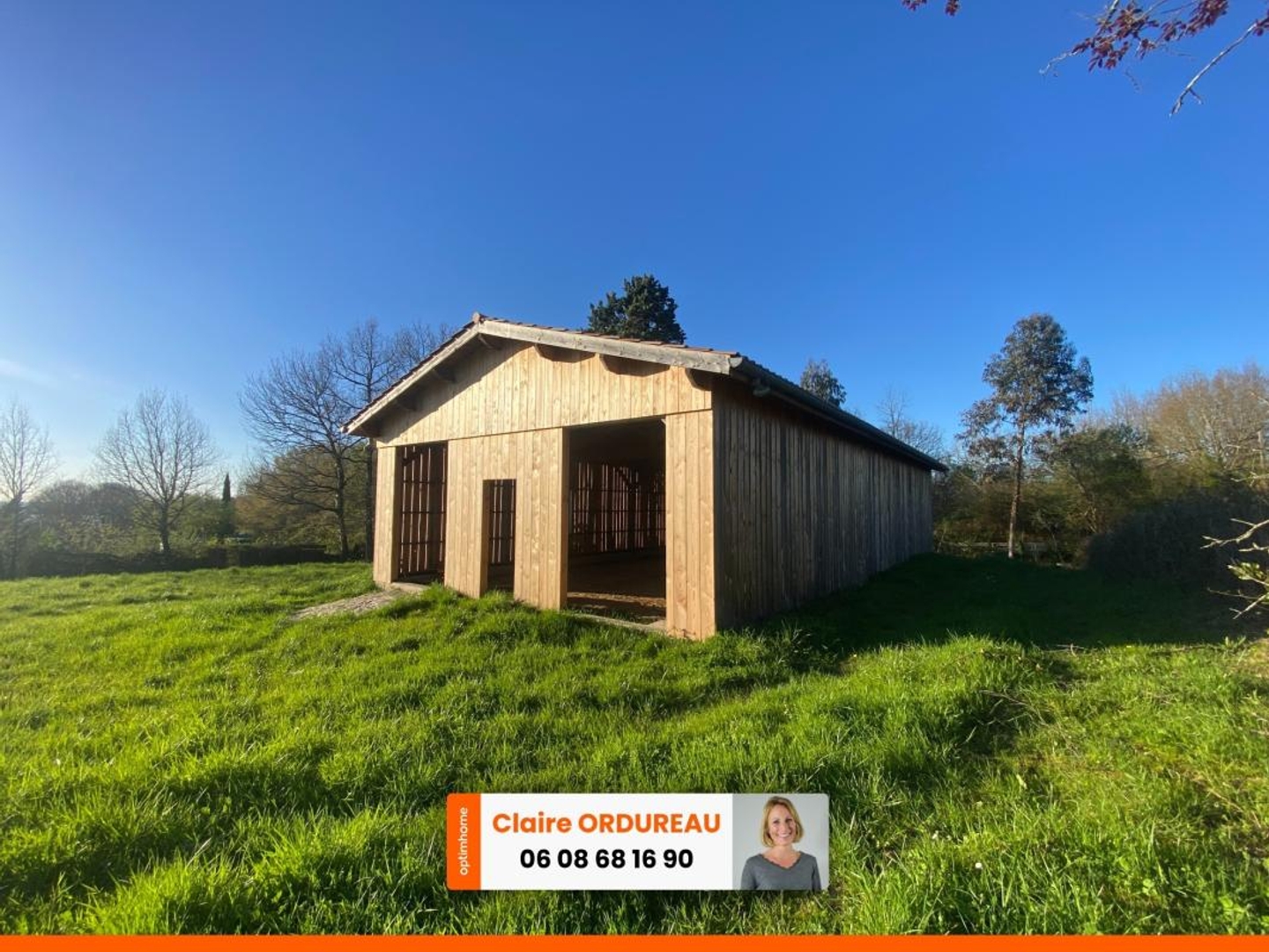 Location hangar / grange 150 m² - Secteur Saint-Caprais - Terrain 4 000 m² + 6 000 m² zone boisée