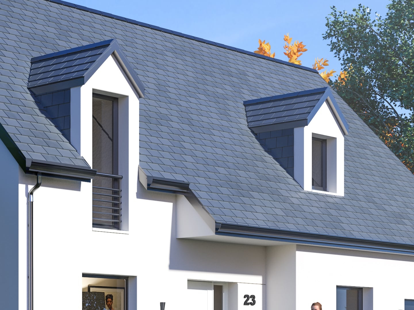 Terrain + maison 92 m²