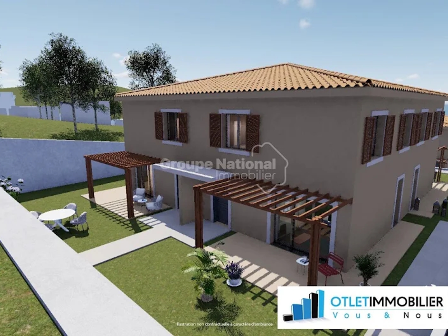Maison à vendre - 4 pièces - 76m2 - Auribeau-Sur-Siagne (06810)