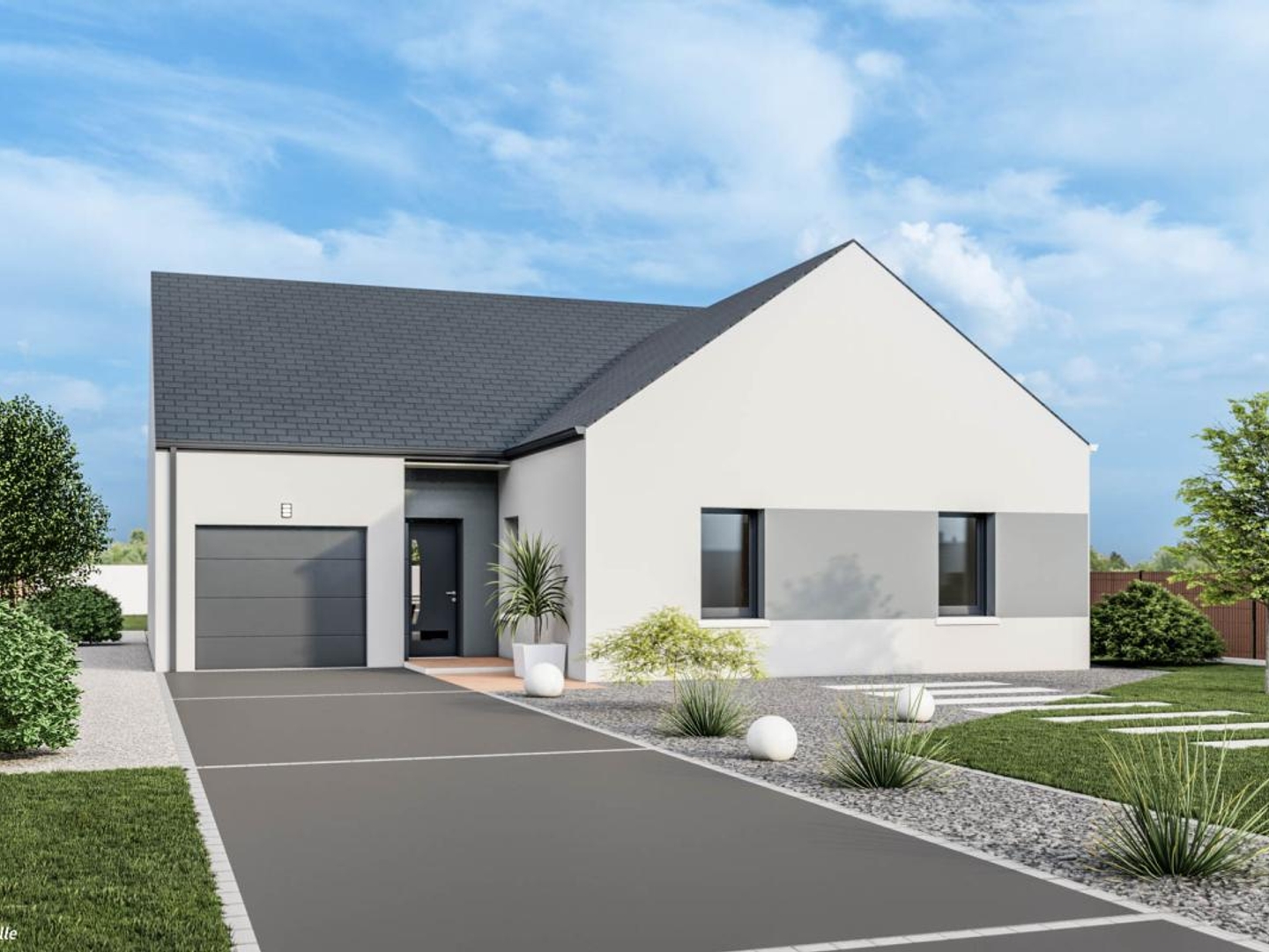 Maison à vendre - 99m2 - Brandivy (56390)
