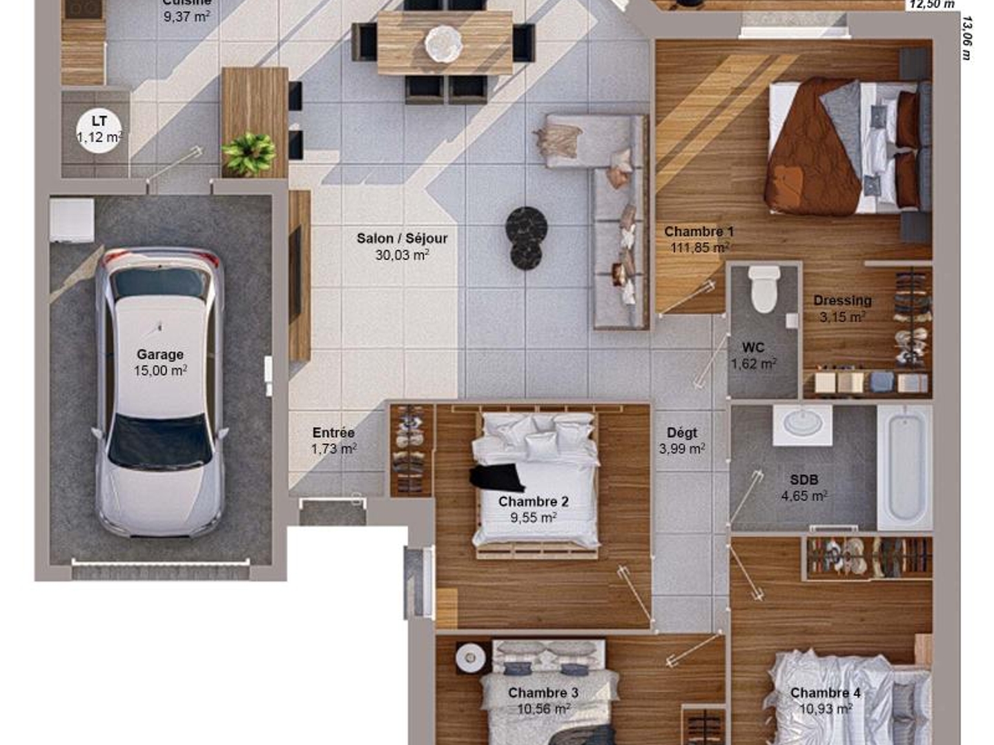 Maison à vendre - 99m2 - Brandivy (56390)