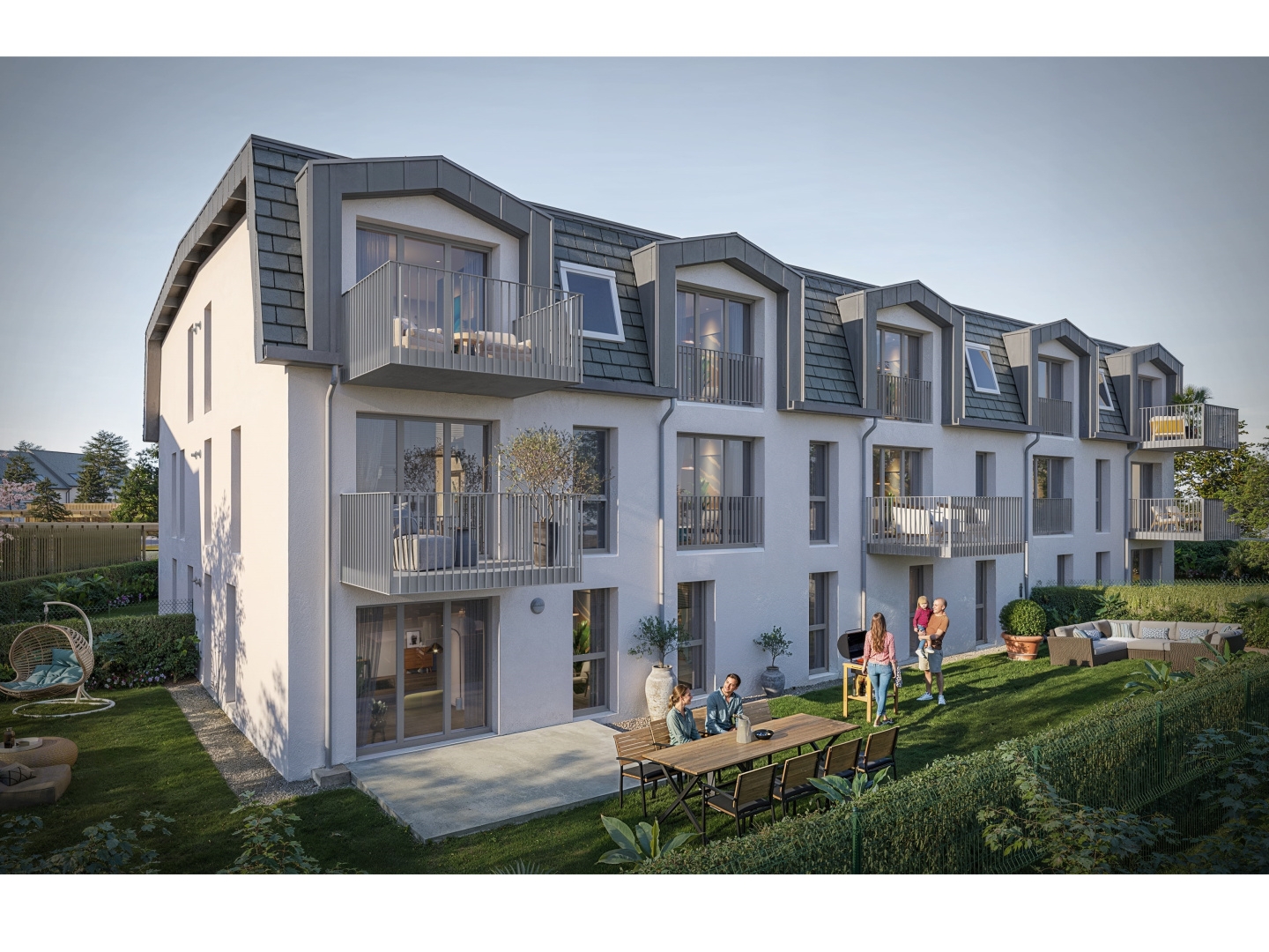 Appartement à vendre - 2 pièces - 42m2 - Saint-Aubin-Sur-Mer (14750)