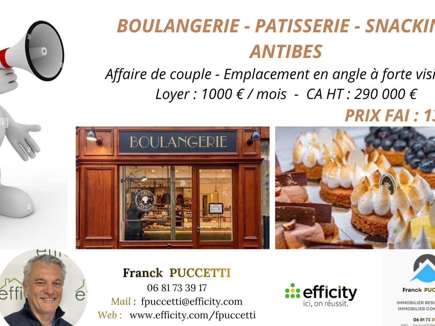 Fonds de commerce 80 m²